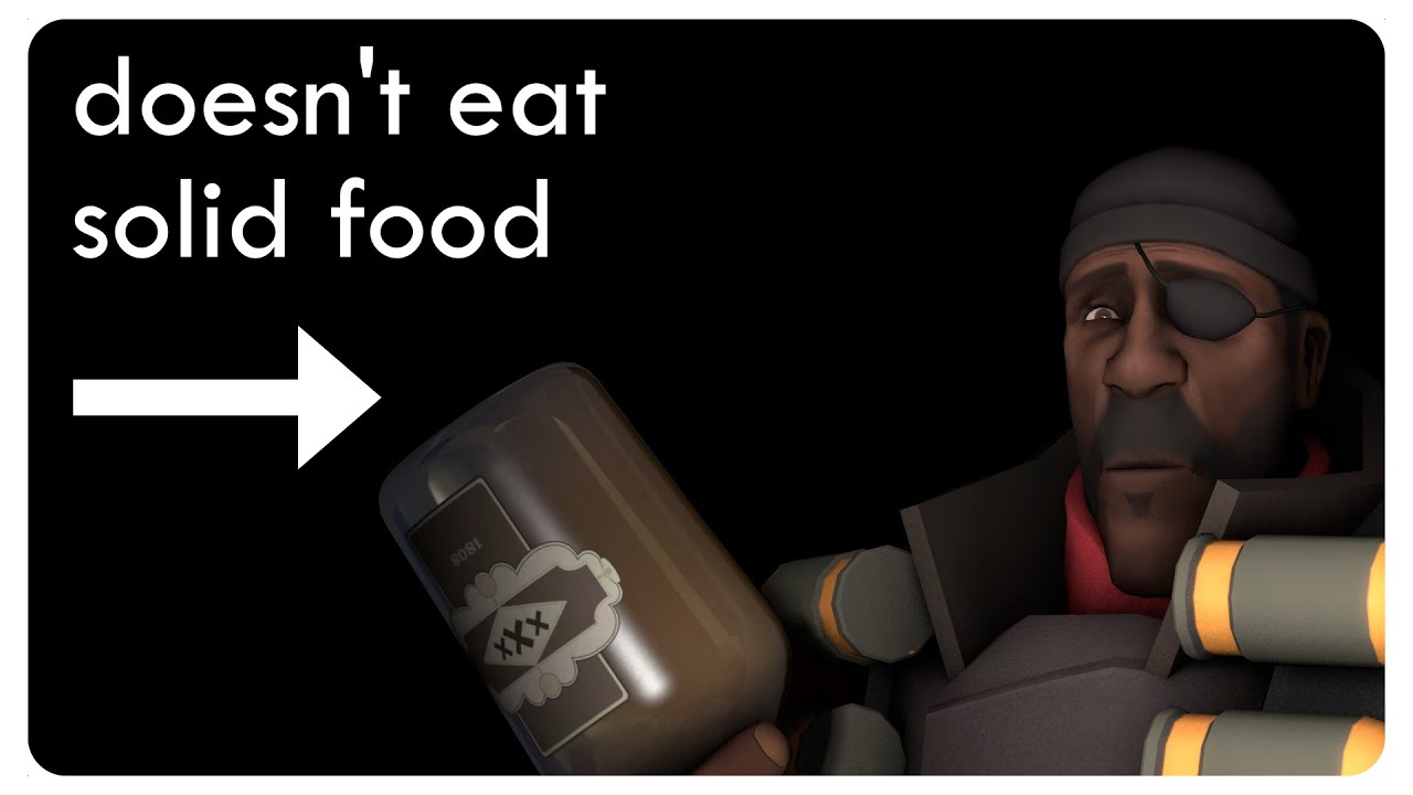 What Do the Mercs Eat in Team Fortress 2?