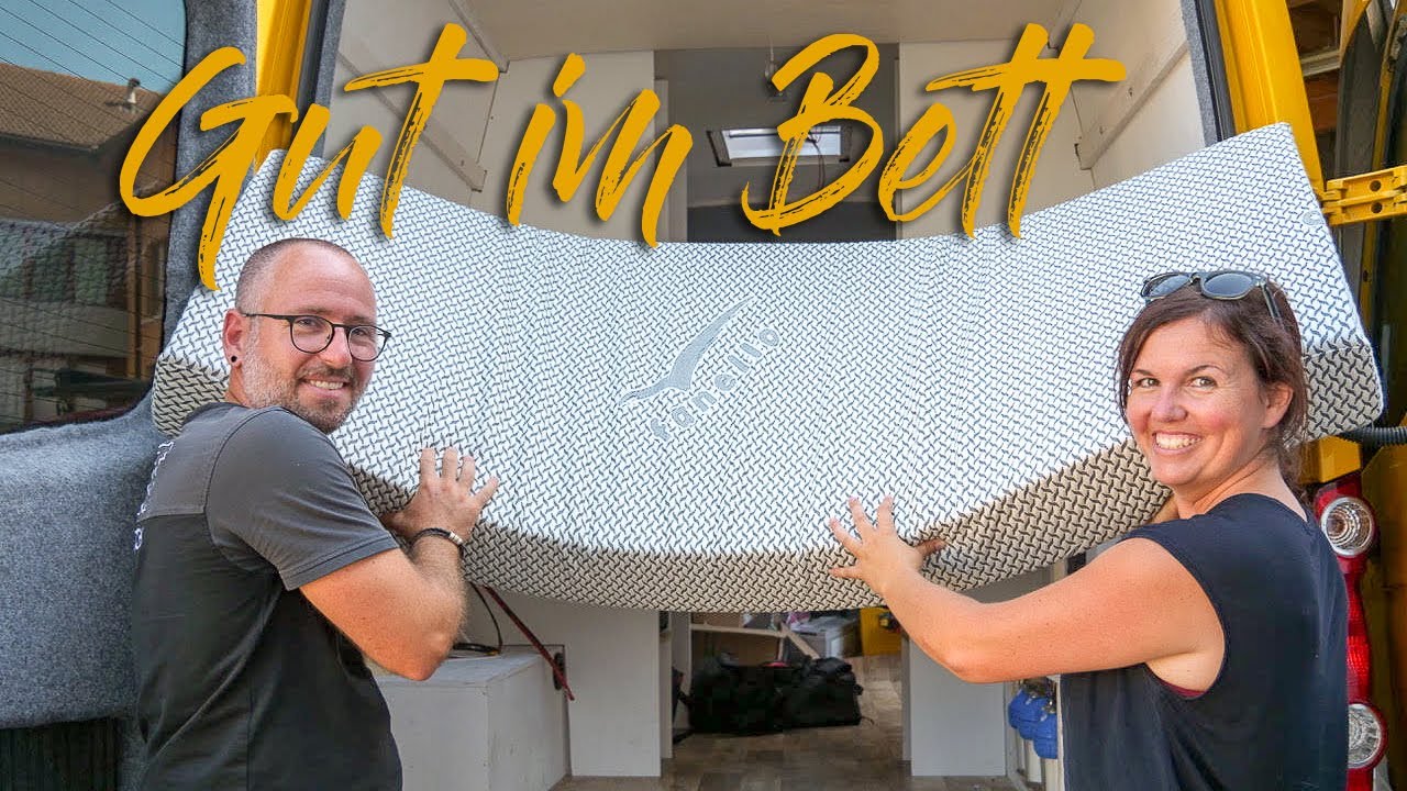 Matraze für den Camper + 1. Nacht in Maja・Campervan Wohnmobil Selbstausbau・DIY Campervan・VW Crafter