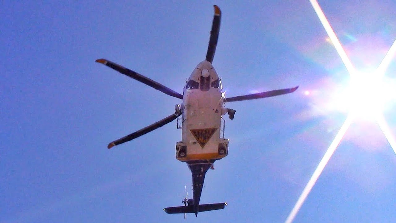New Jersey State Police Helicopter Low Fly Over + Amazing Grace Bag Pipes Seaside Heights 3-7-20