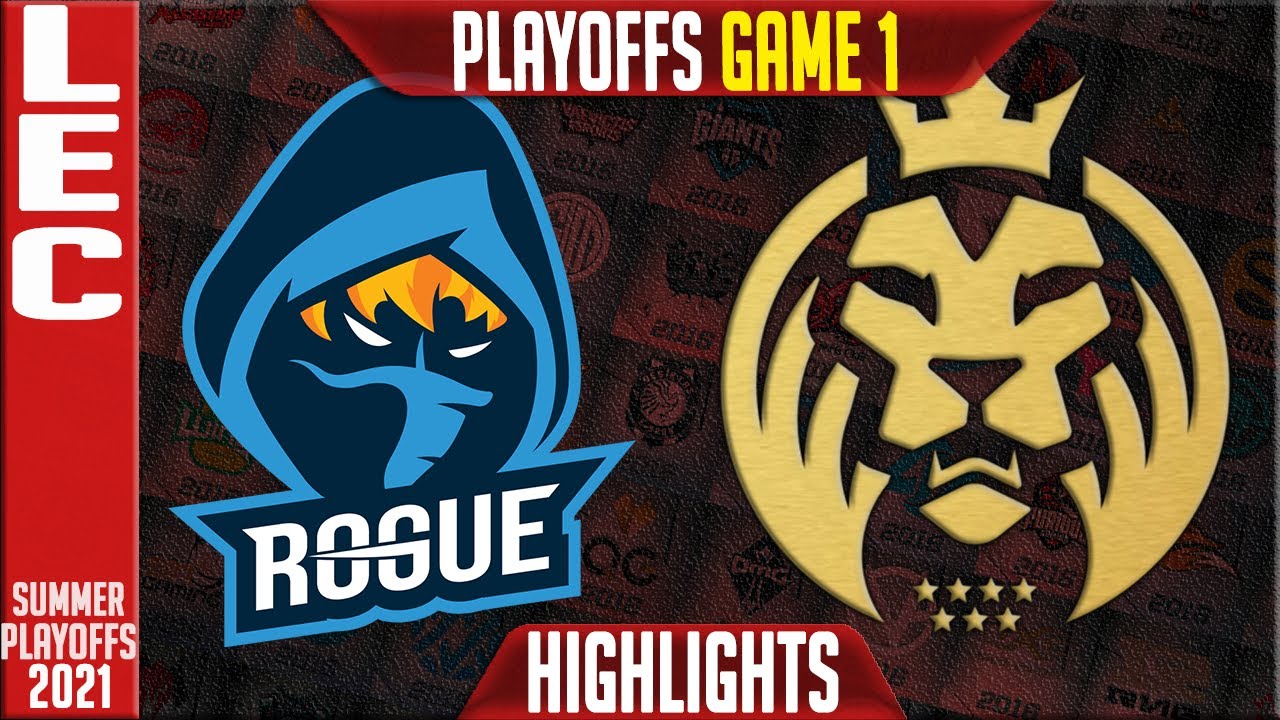 RGE vs MAD Highlights Game 1 | LEC Playoffs Summer 2021 Round 2 | Rogue vs MAD Lions G1