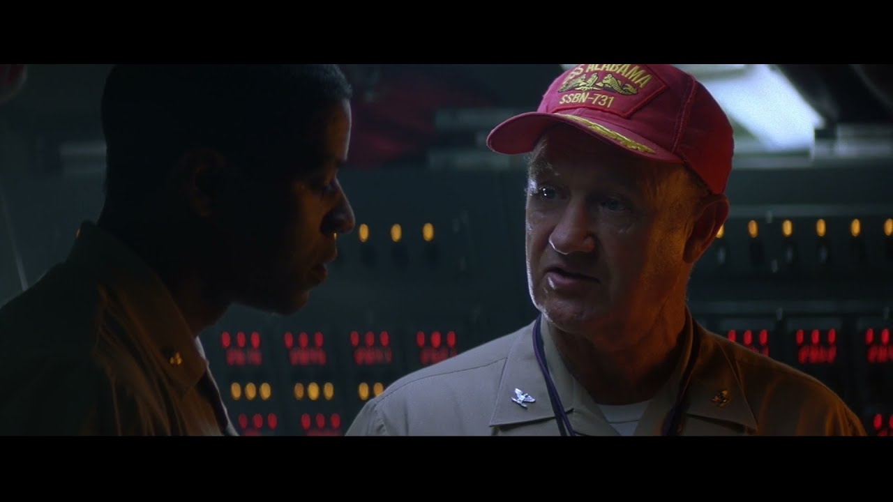 Crimson Tide (1995) | I'm captain of this boat | 1080p