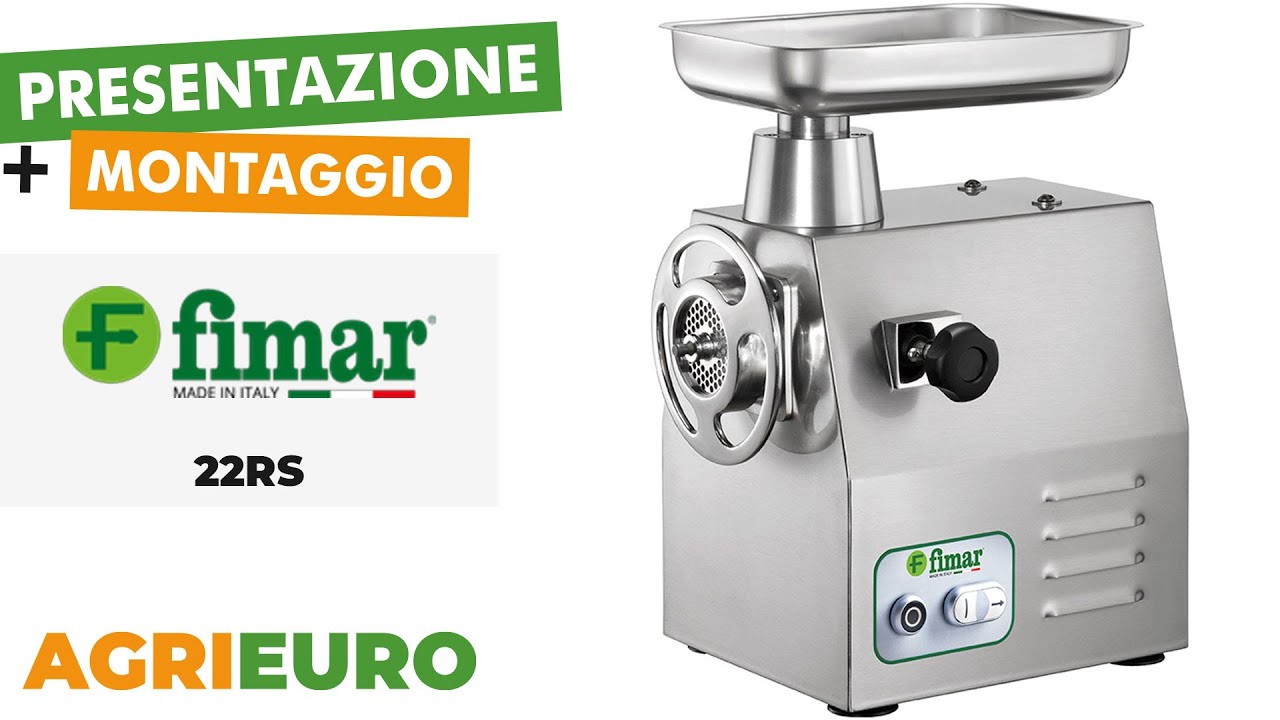Fimar 22RS - Tritacarne elettrico - Presentazione e Montaggio