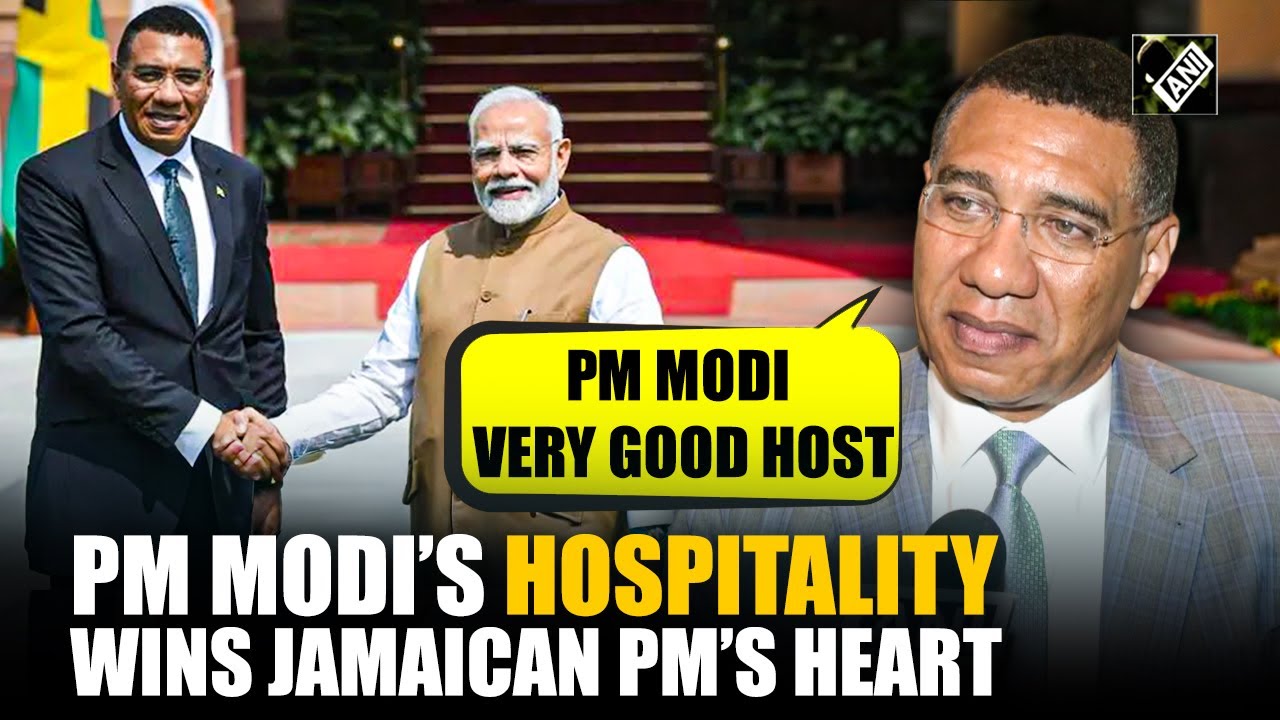 “PM Modi was a very good host….” Prime Minister of Jamaica Dr Andrew Holness on his India visit