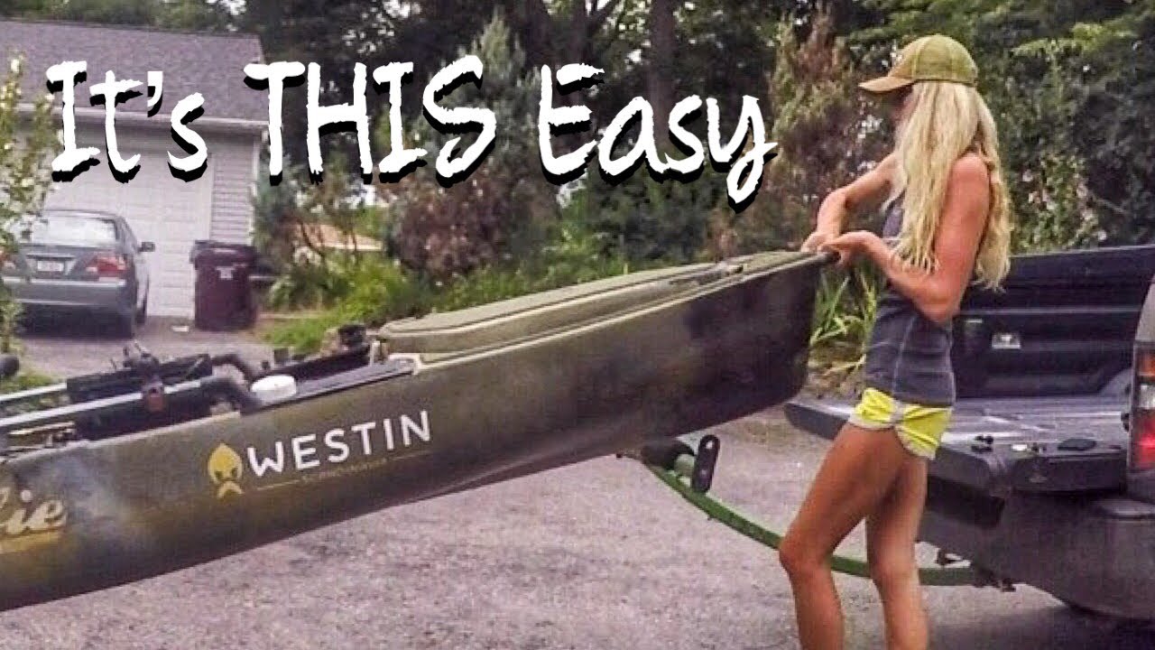 HOBIE Pro Angler 14 — как загружать и выгружать