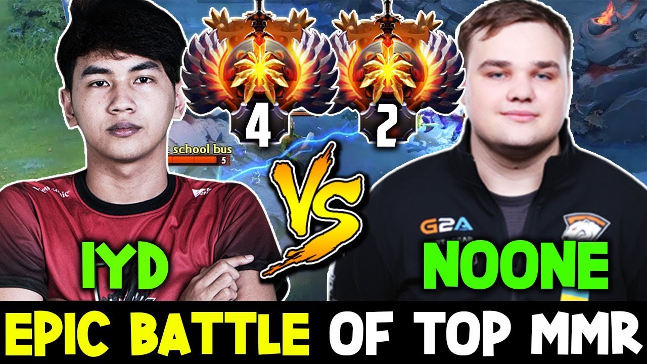 EPIC MID BATTLE OF TOP MMR INYOURDREAM VS NOONE | PRO GAMEPLAY DOTA 2