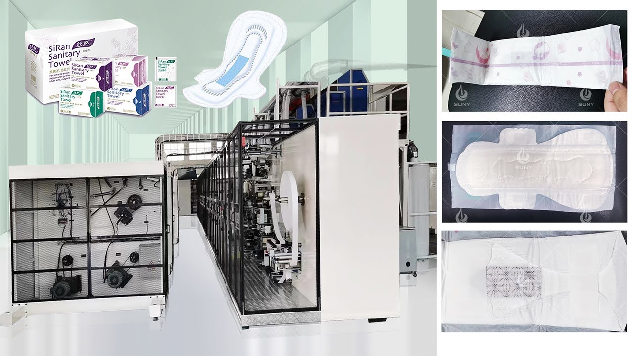 Low cost women sanitary pad making machine | sanitary napkin making machine