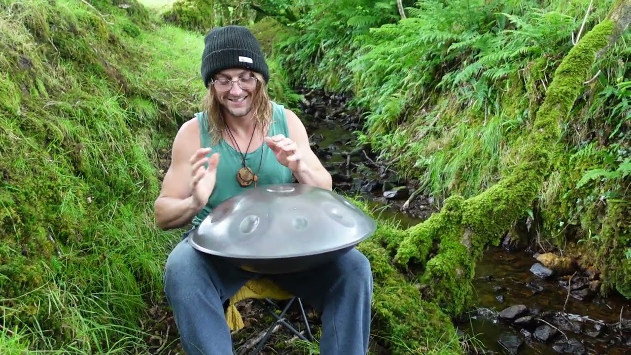 Handpan Joe In the Mossy Woods of Wales part 1