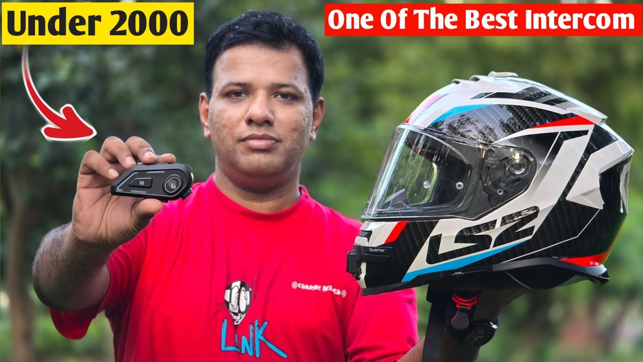 One Of The Best Motorcycle Helmet Bluetooth Intercom Under 2000 | EDYELL C5 | Waterproof Intercom