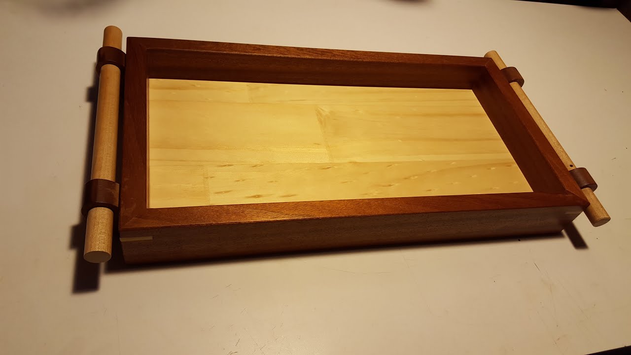 Making a stylish modern serving tray//