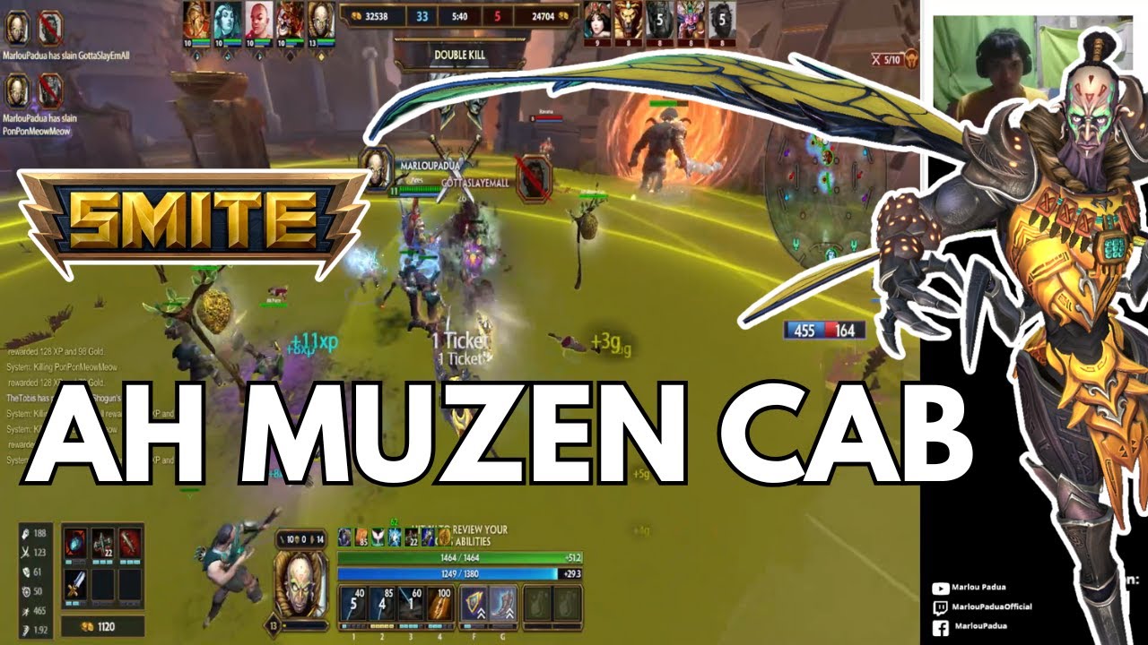 First Time Using AH MUZEN CAB &ndash; SMITE Gameplay Ep.3