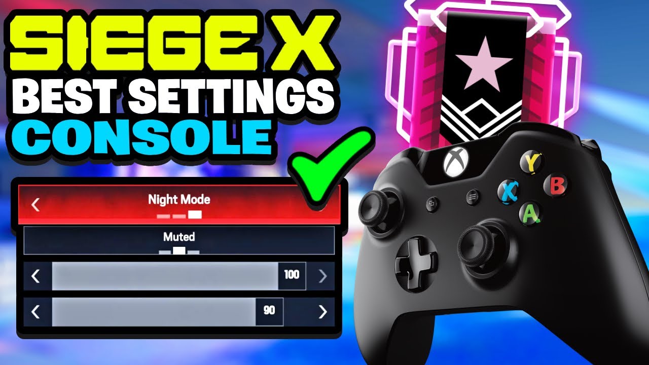 Champion *BEST* Settings & Sensitivity - Rainbow Six Siege X Console