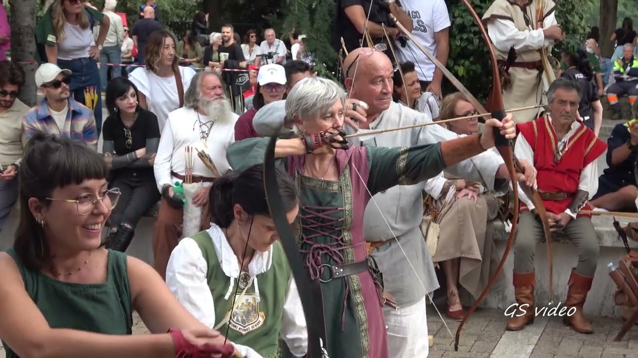video torneo arcieri e premiazione giostra delle contrade quinta edizione 2024