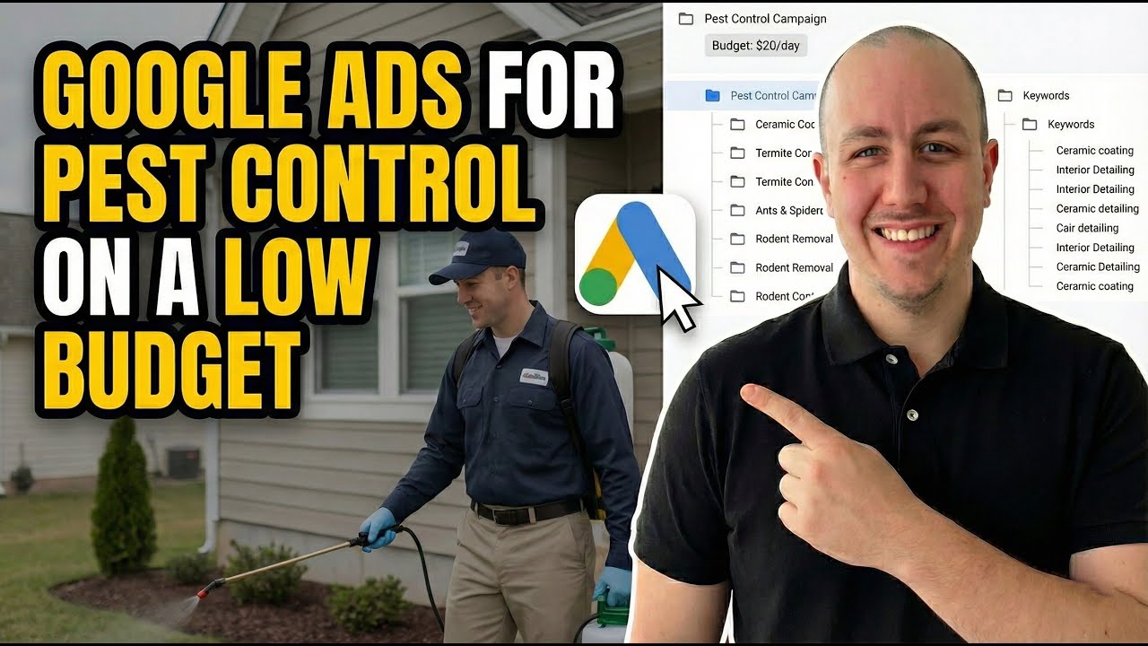 Google Ads For Pest Control (On a Low Budget - $1000 or Less)