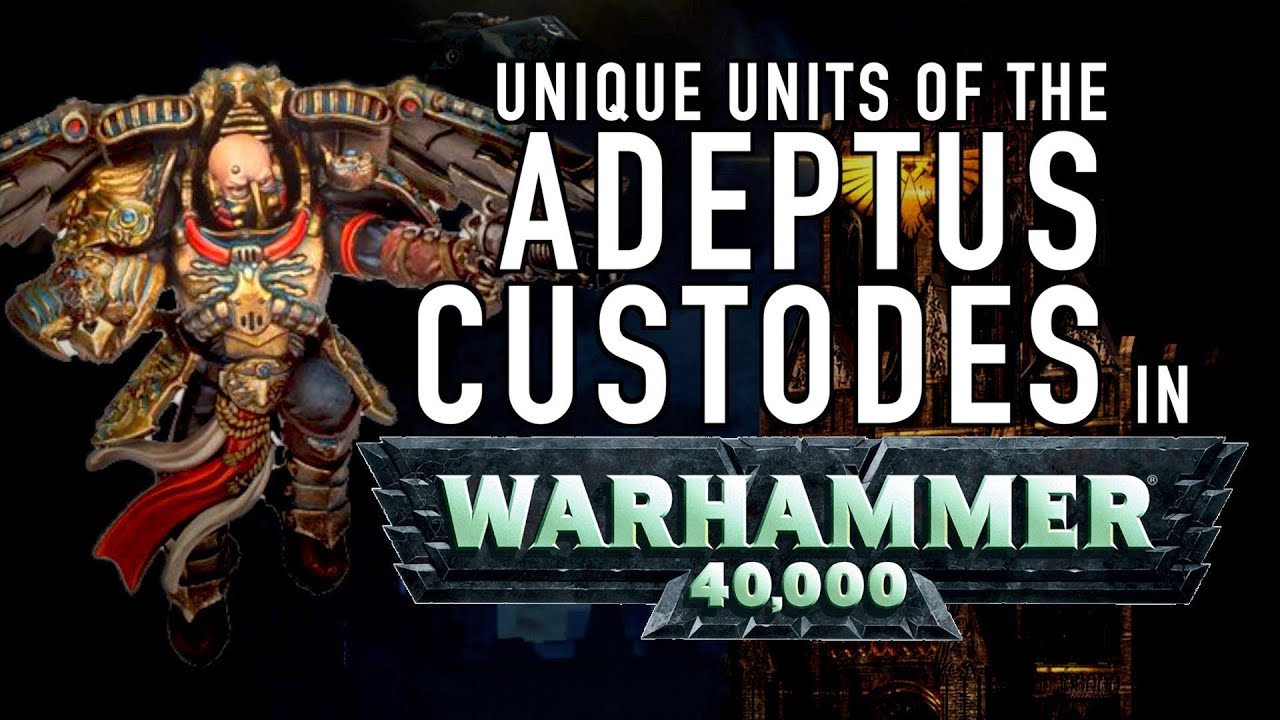 40 Facts and Lore on the Special Units of the Adeptus Custodes in Warhammer 40K