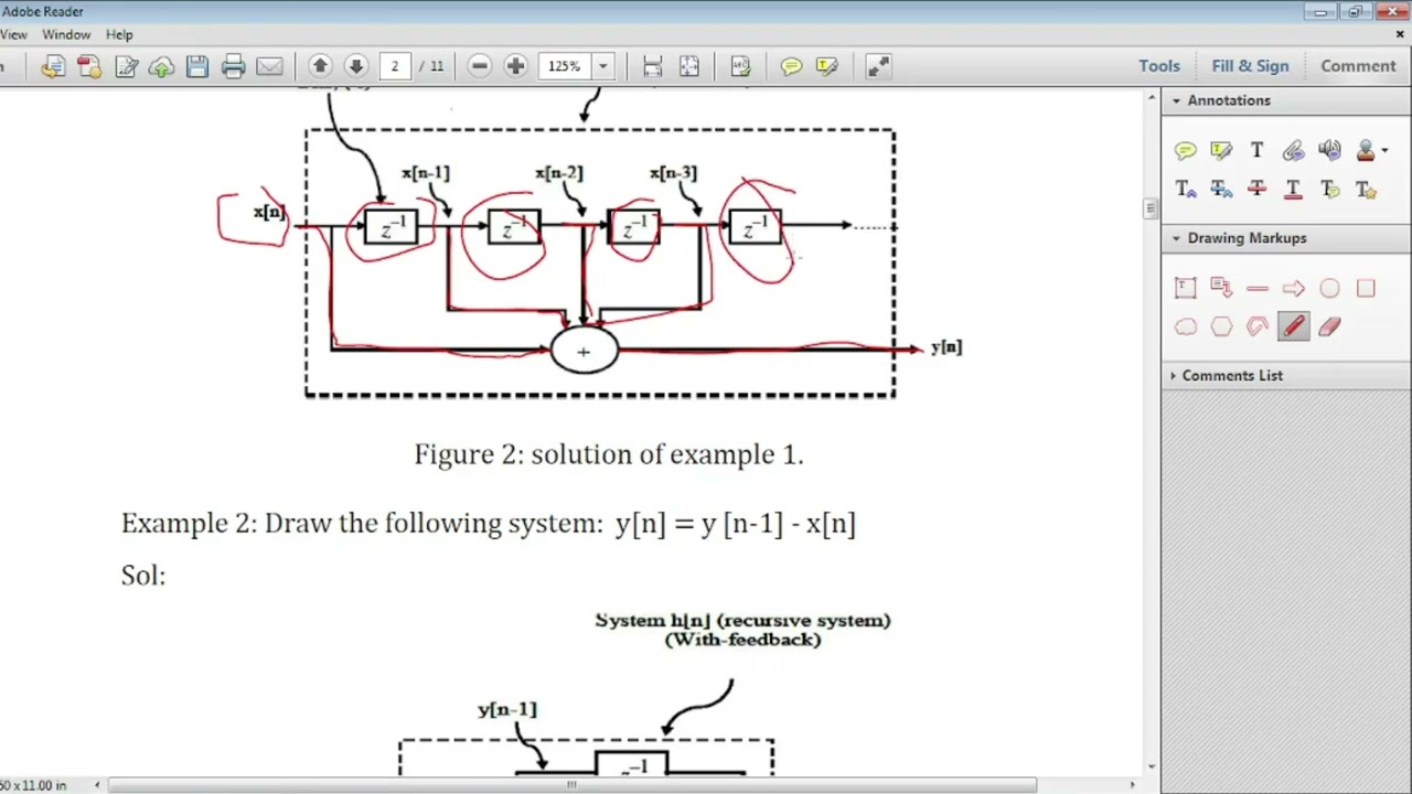 DSP-Digital signal processing,Block Diagram Representatiot DT systemsمعالجة الاشارات الرقمية