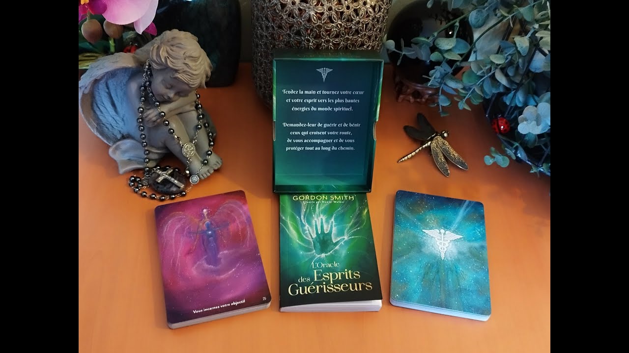 ⚪⚕️💚L'Oracle des Esprits Guérisseurs de Gordon Smith, illustré par Naomi Walker (Présentation)