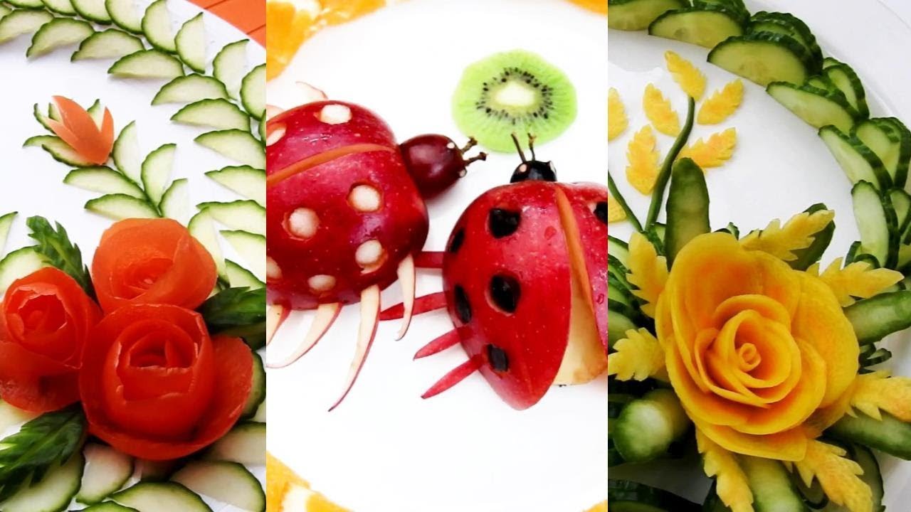 10 Super Fruits Decoration Ideas - Fruits Plate Decoration