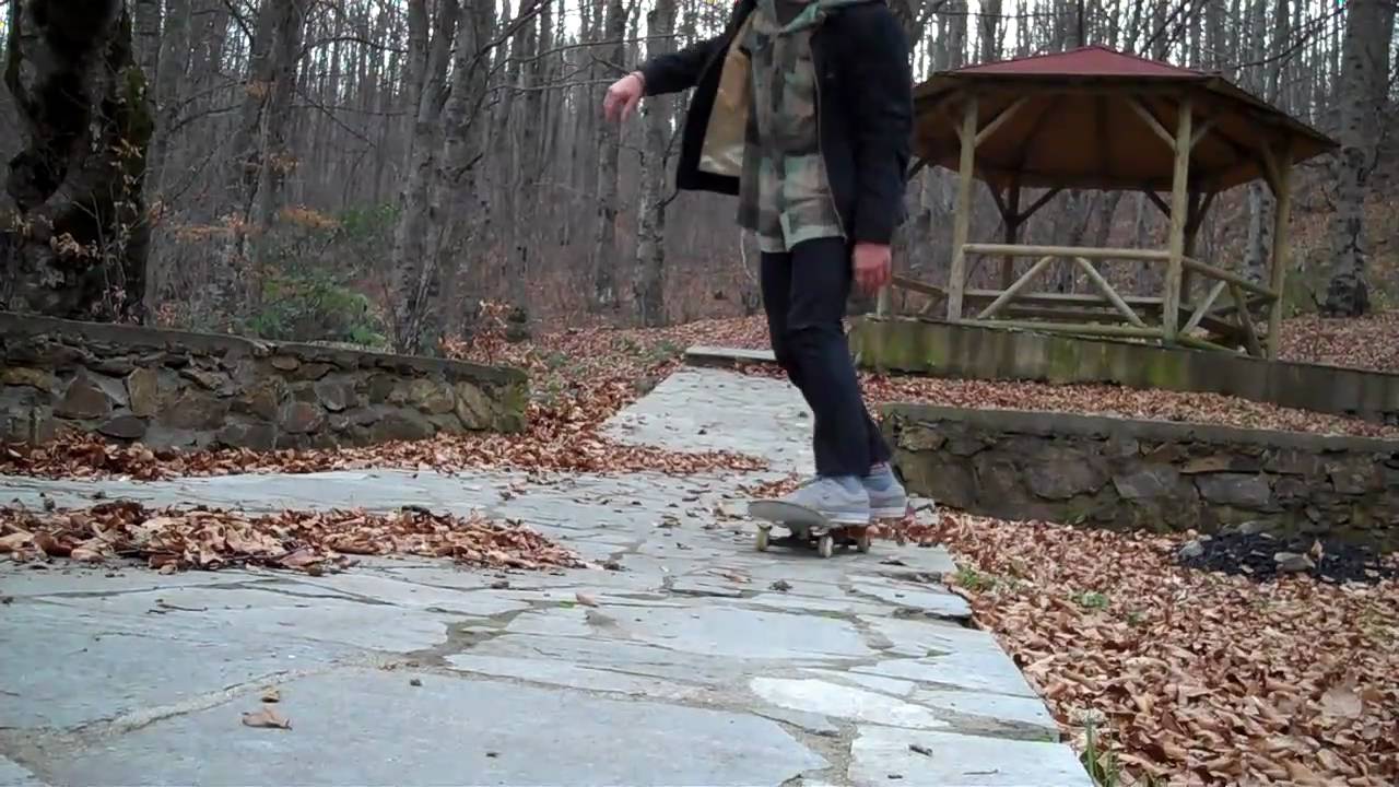 Notis Aggelis tre flip in the woods