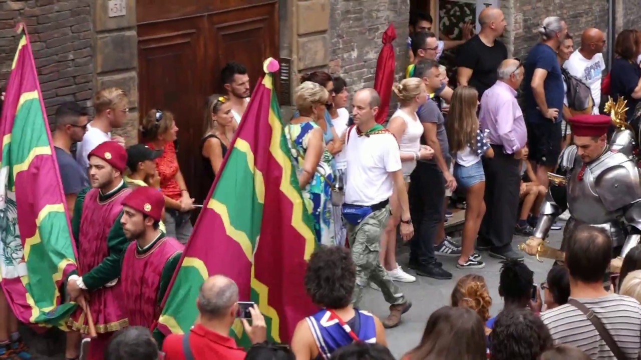 16 ago 2018 corteo  storico Palio di Siena dell 'Assunta 2018