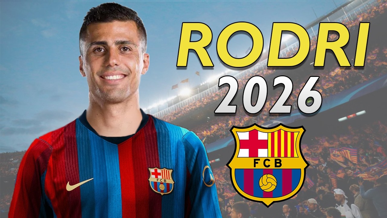 Rodri ● Welcome to Barcelona 2026 🔵🔴🇪🇸 Best Passes, Tackles & Goals