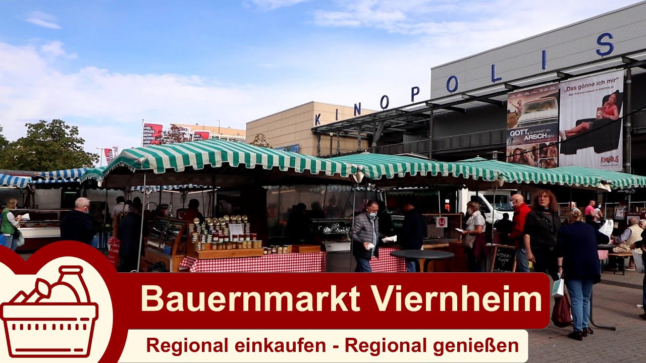 Bauernmarkt in Viernheim Lebensmittel einkaufen am Rhein-Neckar-Zentrum