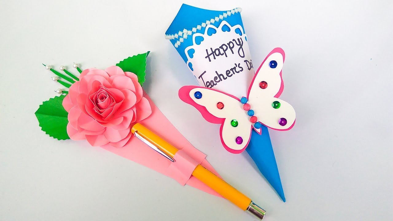 DIY Teacher's Day gift card | How to make Teacher's day card
