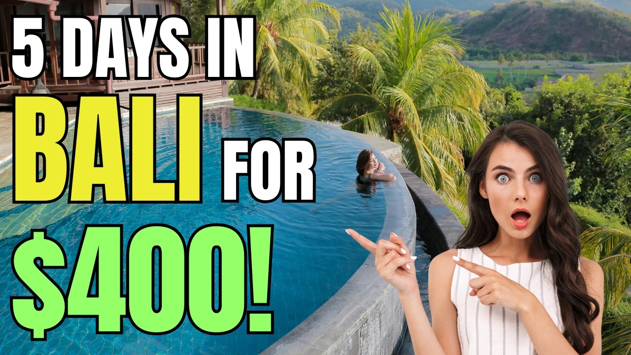 $400 Gets You This in Bali? (Infinity Pool Villa Included)