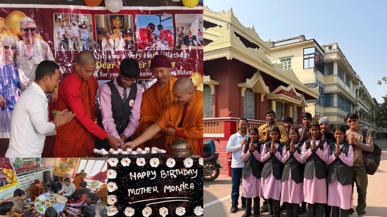 MOTHER MONICA THADDEY'S BIRTHDAY CELEBRATION II VISAKHA METTA SCHOOL II BUDDHAGAYA II BIHAR II INDIA