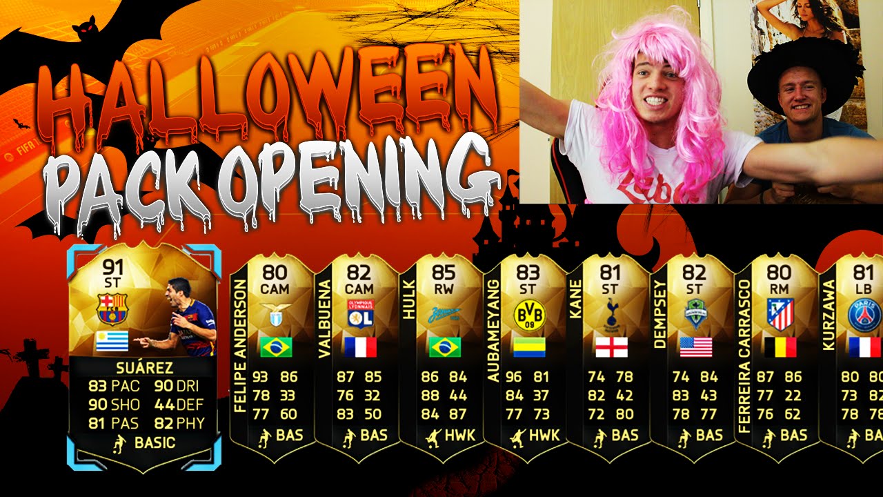 OMG WHAT IS HAPPENING - HALLOWEEN FIFA 16 PACK OPENING