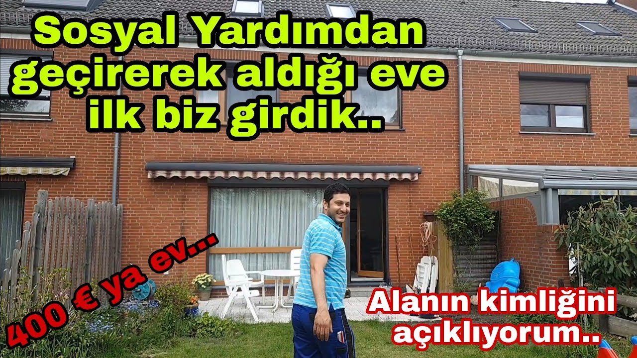 ALMANYA'DA BU EVİ DEVLET SAYESİNDE ALDI..  SOSYAL YARDIMLAR HEDİYE ETTİ.. KİM BU ABACA ?