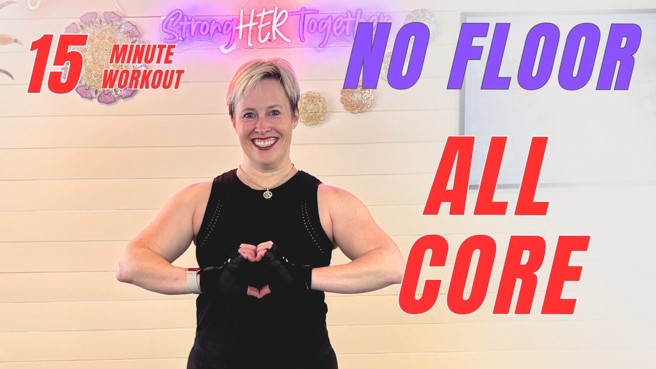 🔥 15-Min Standing Core Burn | No Repeat Strength & Stability Workout