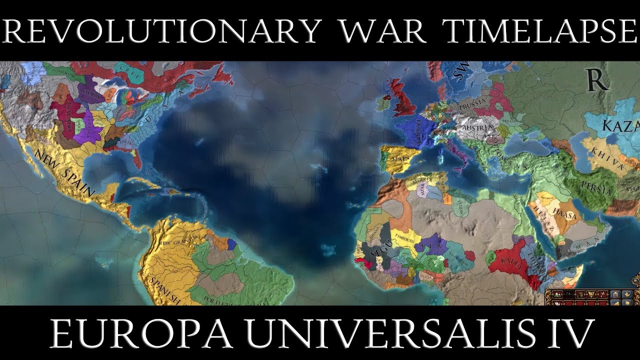 EU4: Revolutionary War Extended Timeline Mod Timelapse