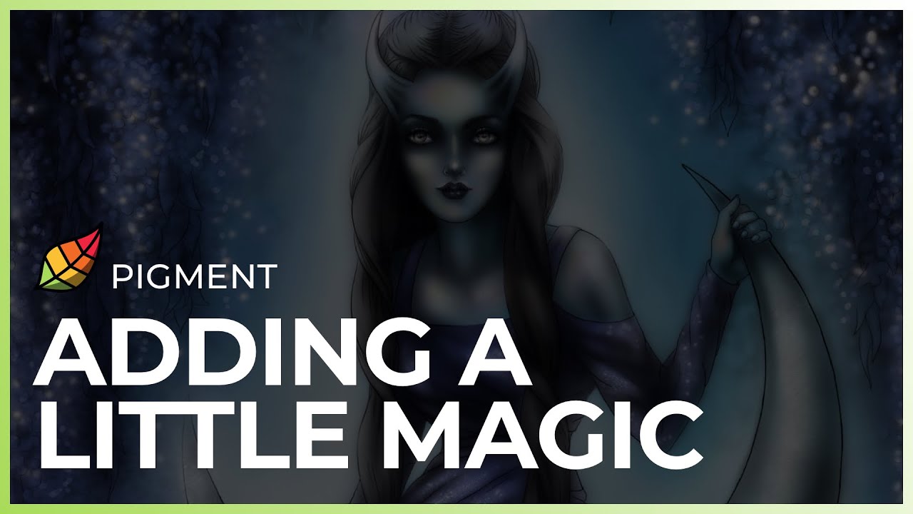 Pigment Tips : A Touch of Magic | Coloring App Tips and Tricks | ONLINE COLORING TUTORIAL