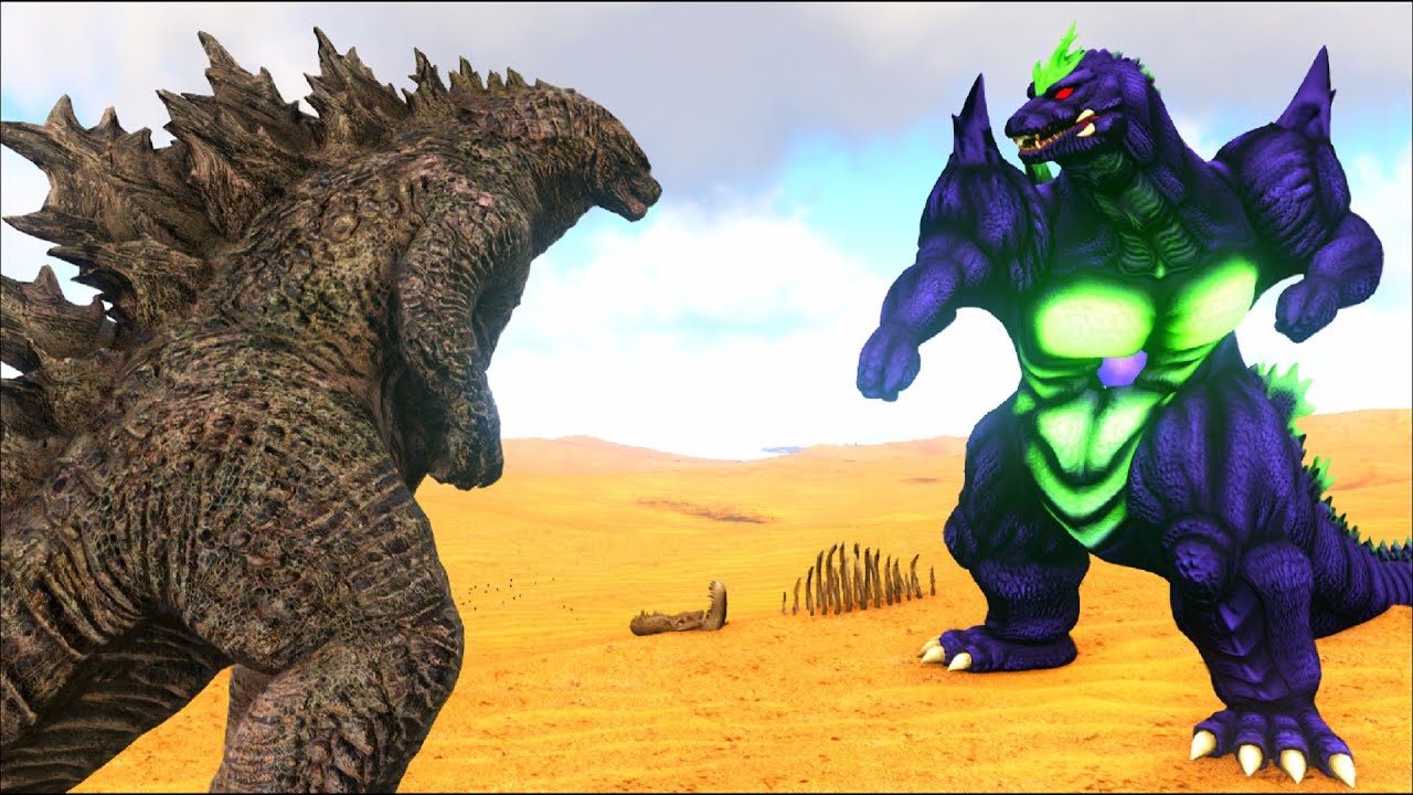 SUPER GODZILLA VS TITANUS KAIJU! (ARK SURVIVAL EVOLVED BATTLE BOSSES)