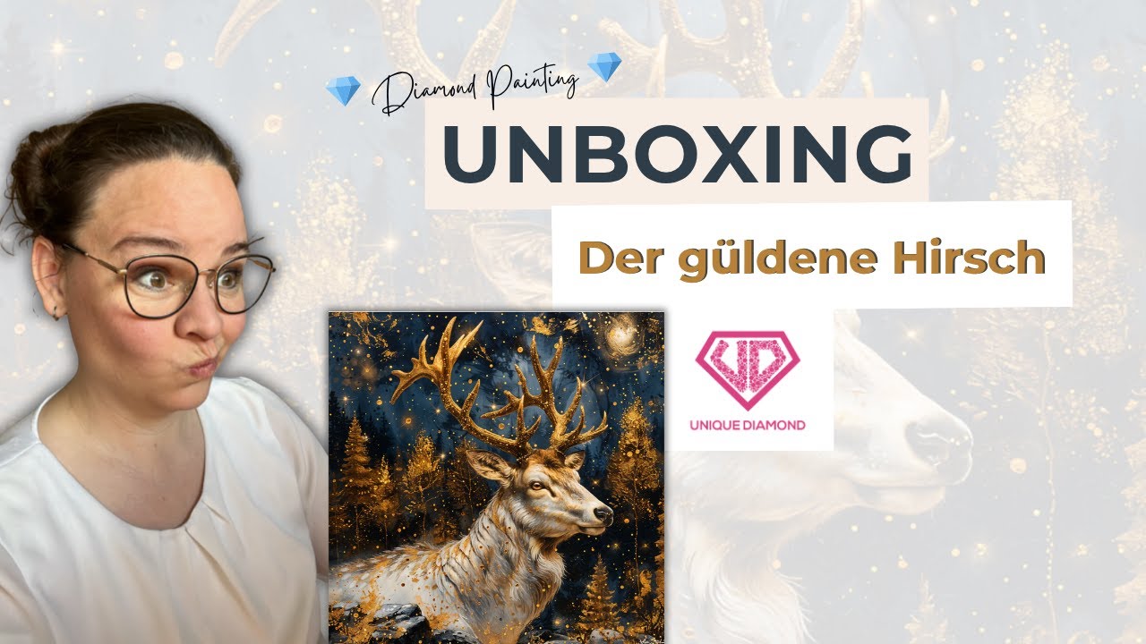 🦌✨100-Farben-Hirsch 💎Unique Diamonds💎Unboxing