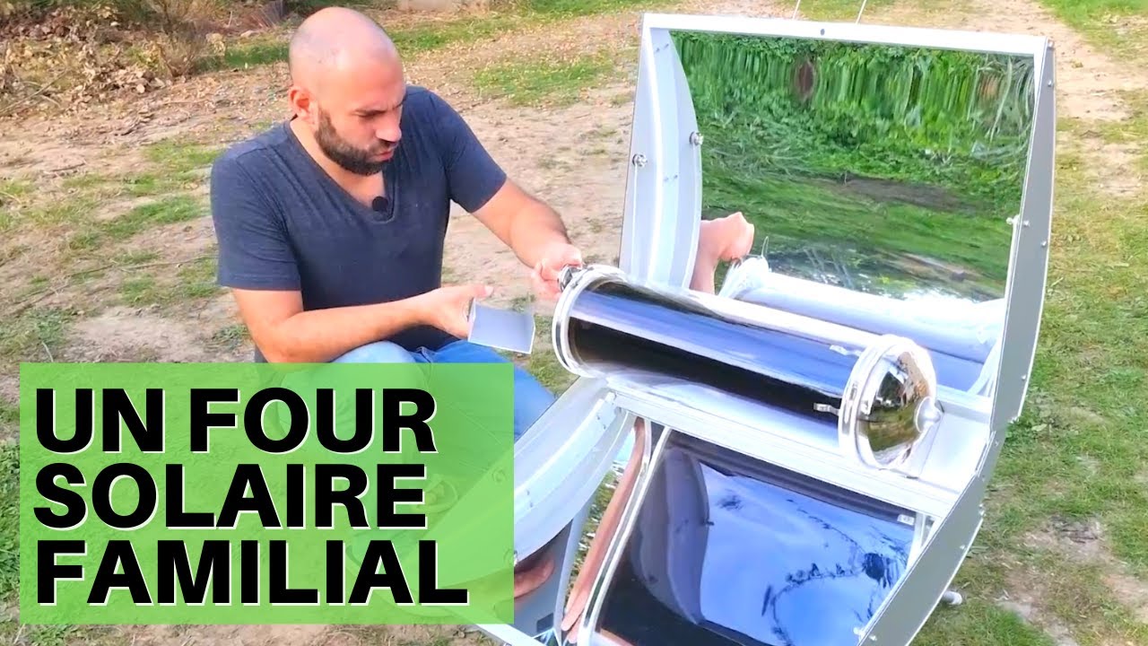 TEST D'UN FOUR SOLAIRE FAMILIAL par temps COUVERT ! (et ça fonctionne !)