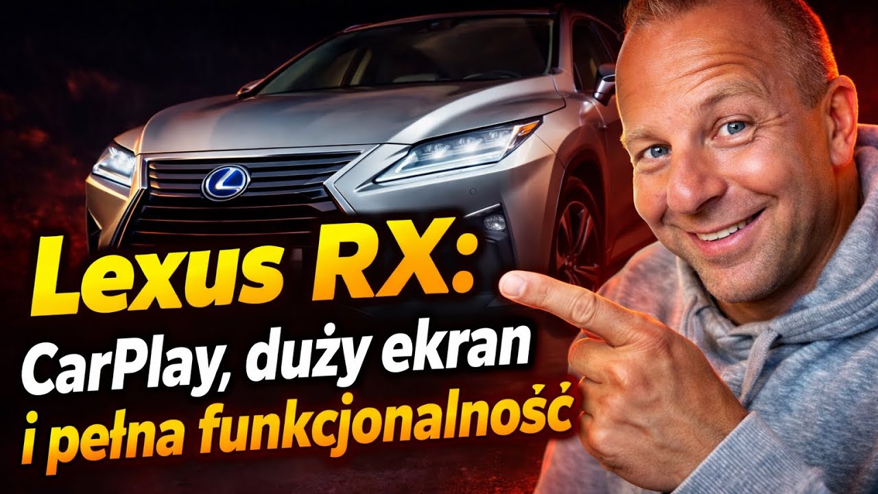 Lexus RX wymiana ekranu z 8” na 12” starowany dotykowo z CarPlay i Android Auto 