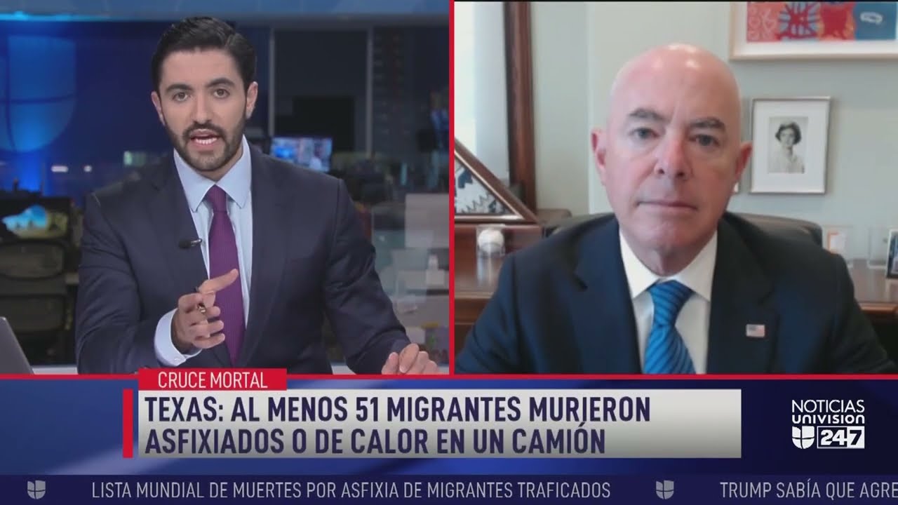 Elian Zidan entrevista al Secretario de Seguridad Nacional Alejandro Mayorkas