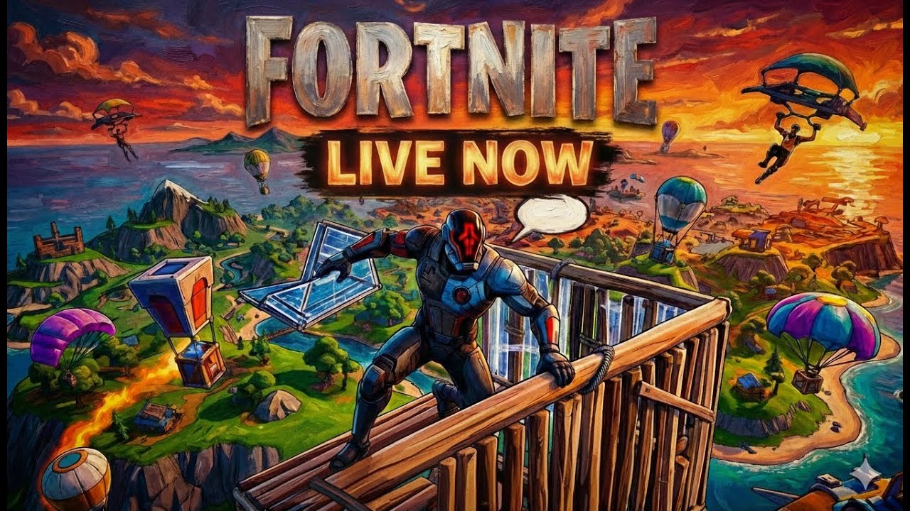 Looting, Fighting & Failing | Fortnite Live