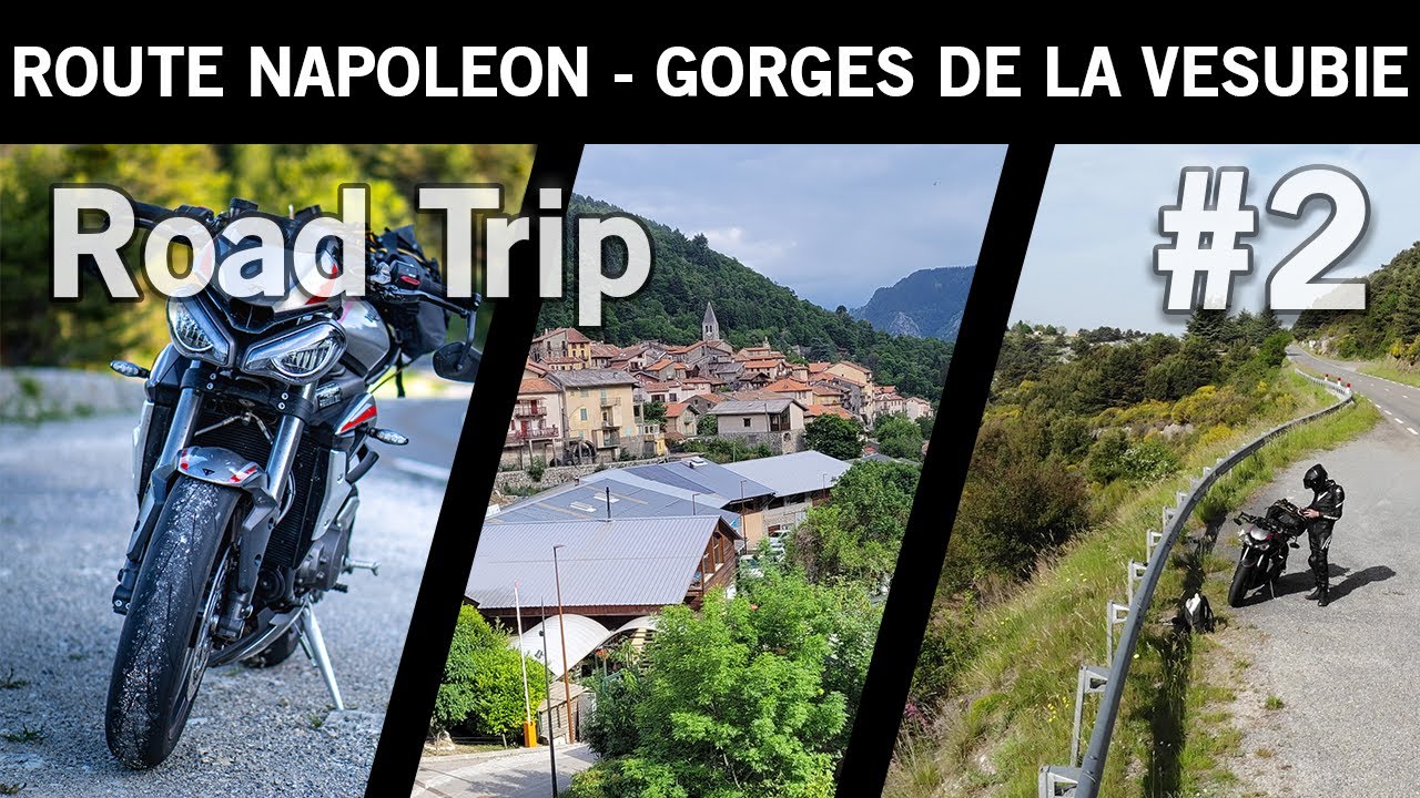 ROAD TRIP MOTO | Route Napoléon - Gorges de la Vésubie - Je saute de 7m ! #2/4