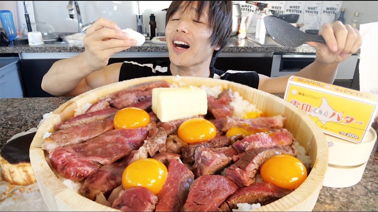 3週間1000kcal以下の食生活から一気にバター1箱使った和牛ロース丼大食いしたら身体が変わり過ぎた。