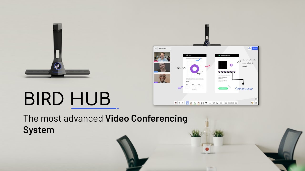 Bird Hub | All-in-one Video Conferencing & Wireless Content Collaboration System | Hybrid Meetings