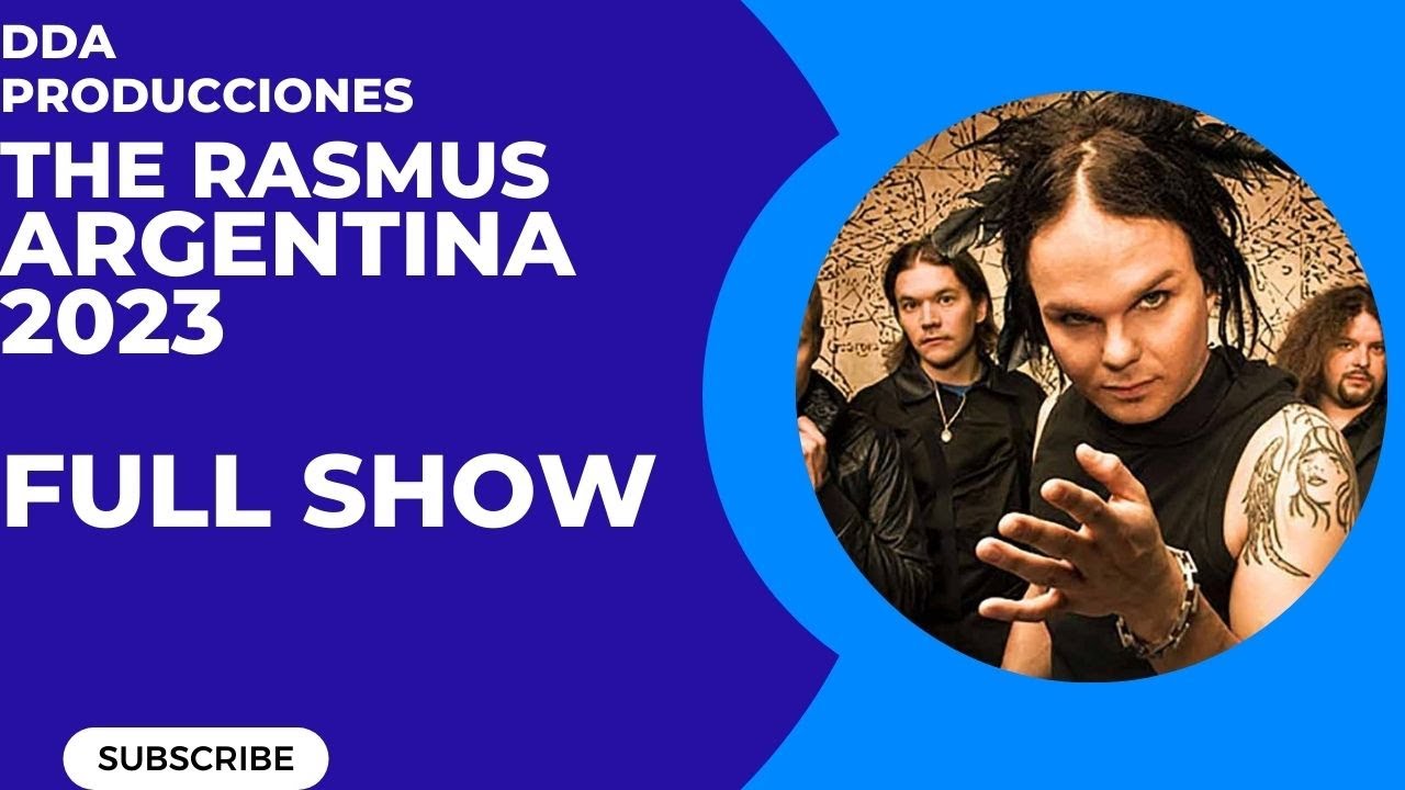 THE RASMUS  -  ARGENTINA 2023 -   FULL SHOW - VIP