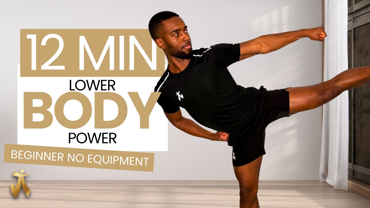 12 MIN LOWER BODY KICKBOXING TABATA | BEGINNER FAT BURN