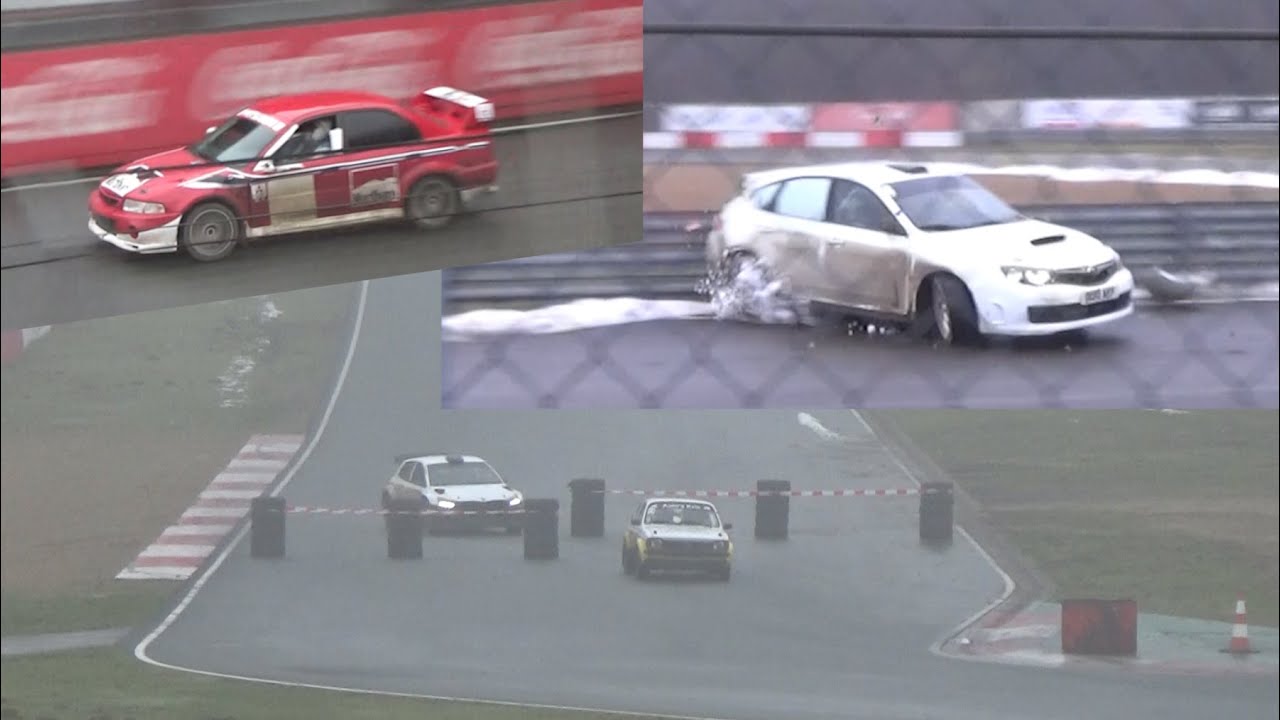 Wintercup Rally Test Zolder 2025 - raw images from the afternoon - show, mistakes and crash