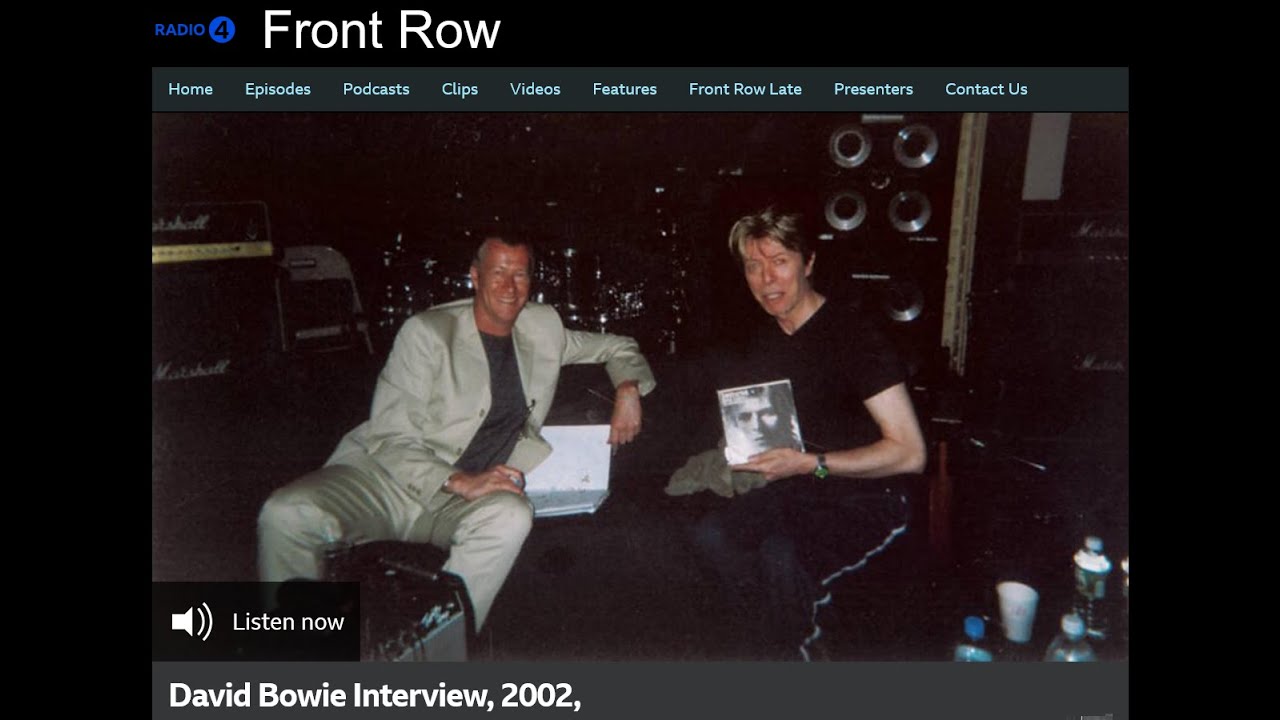 2002.06　Front Row　David Bowie Interview in New York