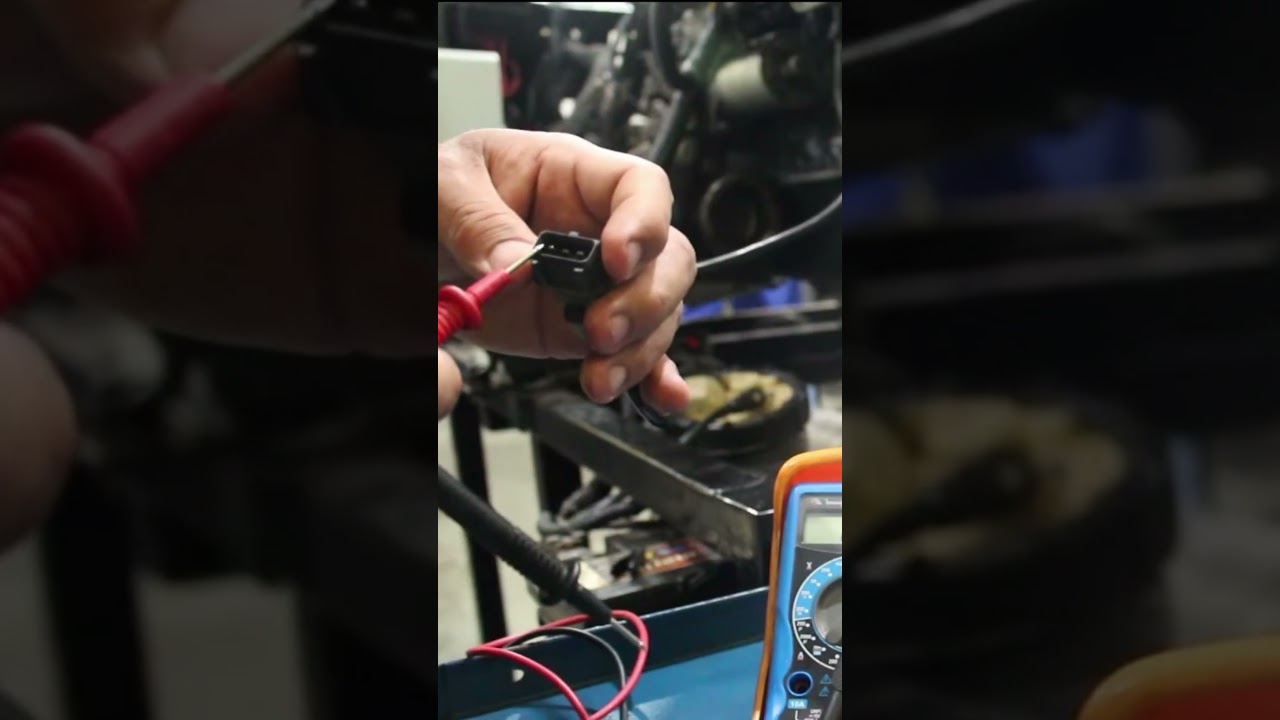 Teste do sensor de rota&ccedil;&atilde;o do motor