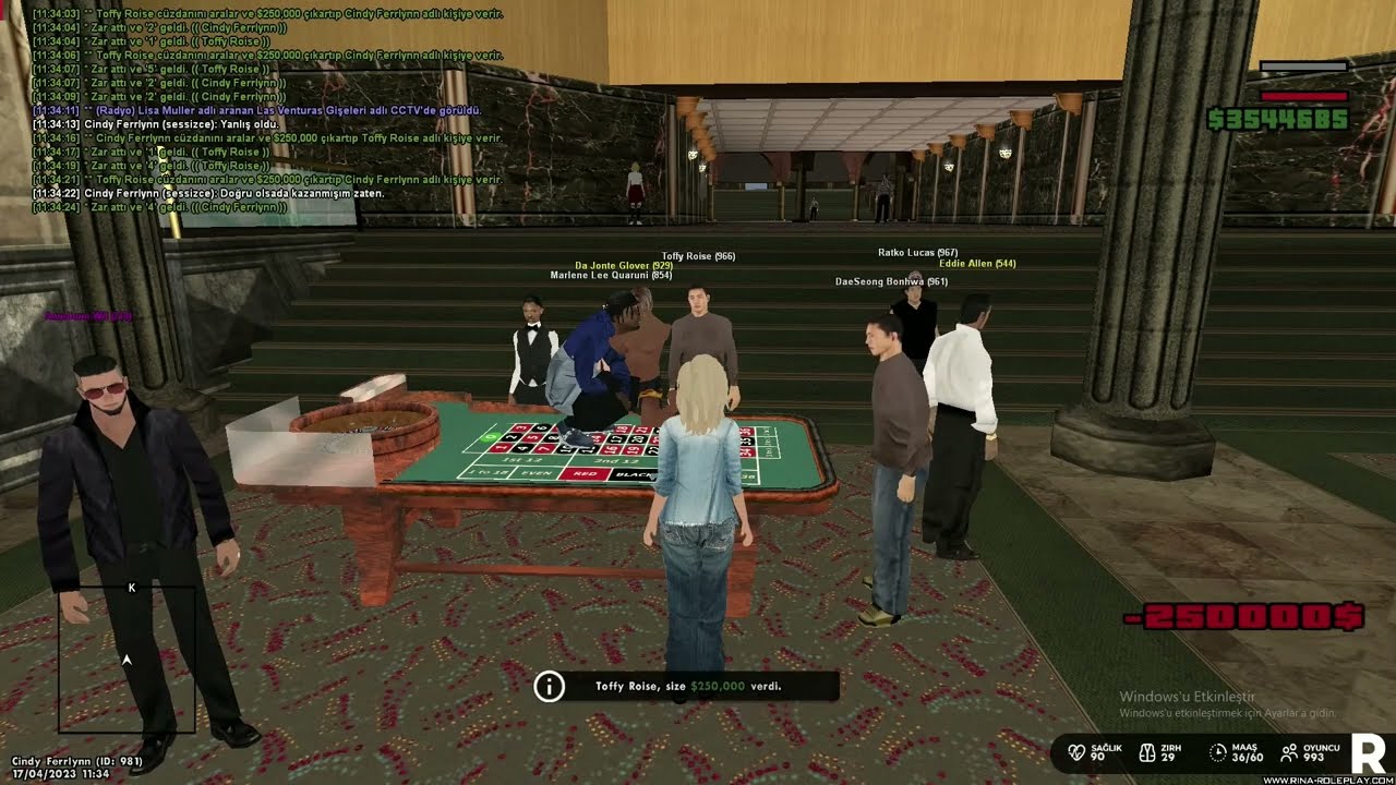 Yetkililerde kumar oynar! V2 (Kısa sürede 2m750k) (www.rina-roleplay.com)