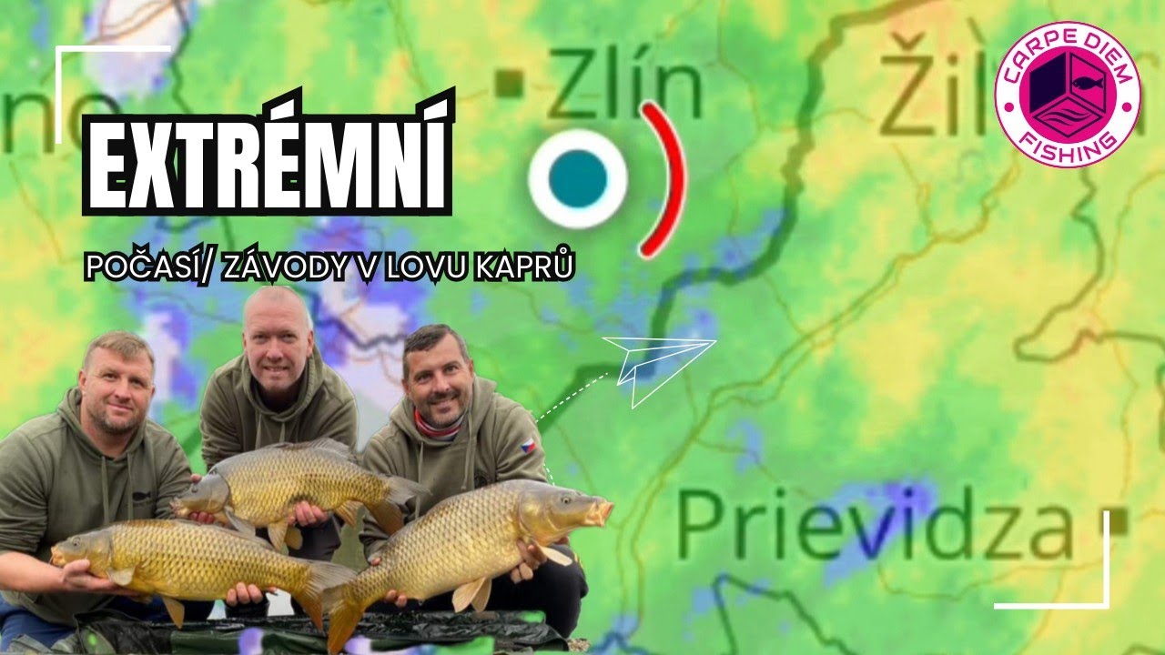 EXTRÉMNÍ podmínky při RYBÁŘSKÝCH závodech 💦🚨| KAPŘI na Luhačovické přehradě v povodních 🎣