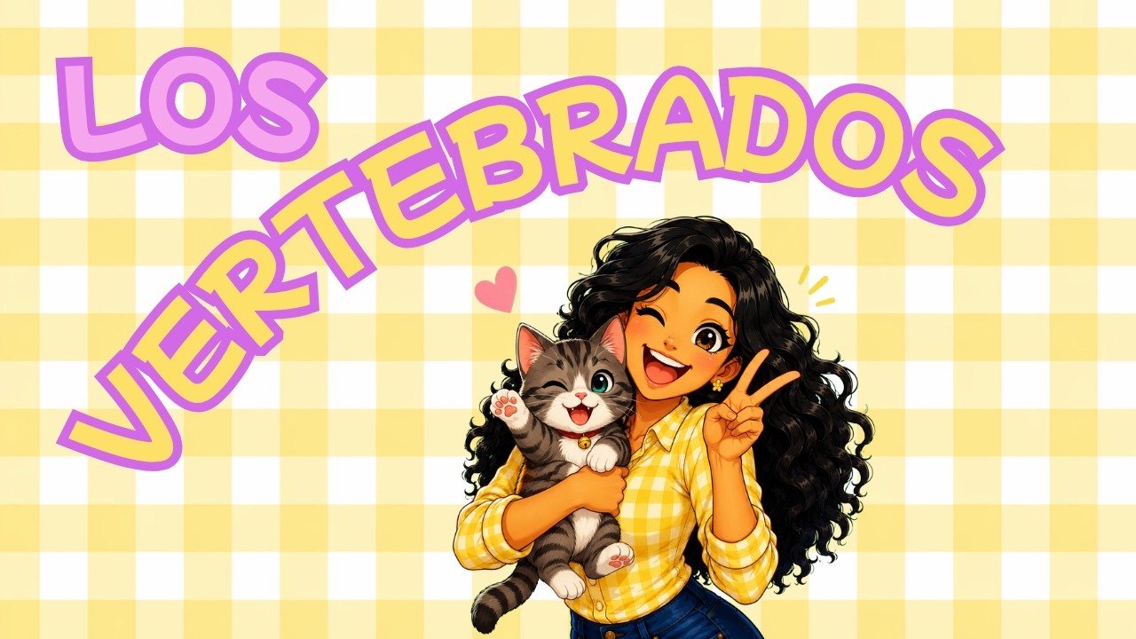 Canción VERTEBRADOS (5 tipos) para niños y niñas. Aprende fácil y divertido.😊🎉